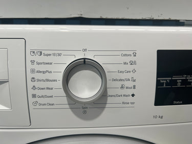 Second hand Bosch 10kg Serie 6 Front Load Washing Machine Model: WAU28490AU - Second Hand Appliances Geebung